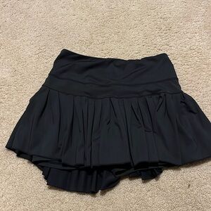 Tennis athletic skirt- Gold hinge look-a-like